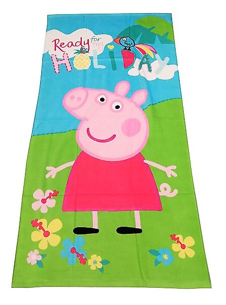 Jerry Fabrics Badetuch Peppa Pig, Frottee günstig online kaufen