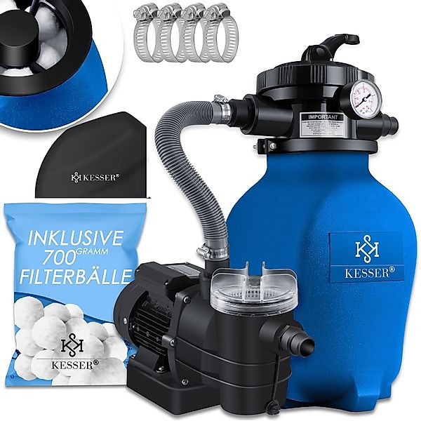 KESSER Sandfilteranlage, Sandfilteranlage Sandfilter 700g Filterbälle günstig online kaufen