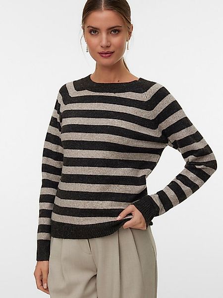 Vero Moda Rundhalspullover VMDOFFY LS O-NECK BLOUSE GA NOOS Materialmix, re günstig online kaufen