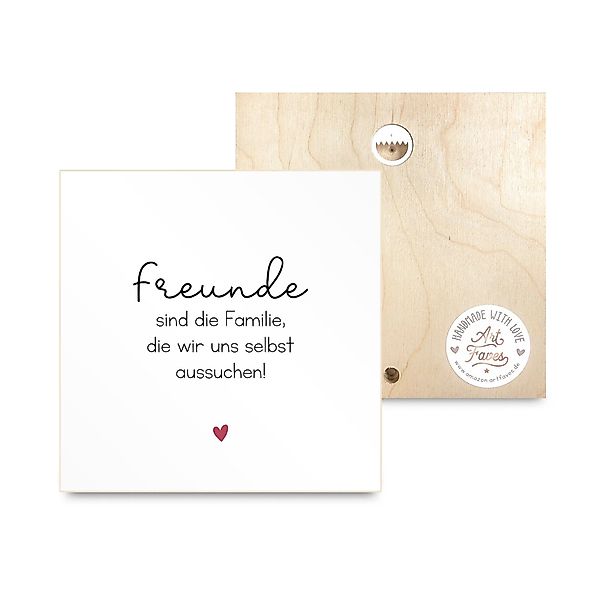 ARTFAVES Holzbild Holzschild mit Spruch - günstig online kaufen