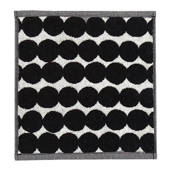 Räsymatto Handtuch schwarz Mini Handtuch 30 x 30cm günstig online kaufen