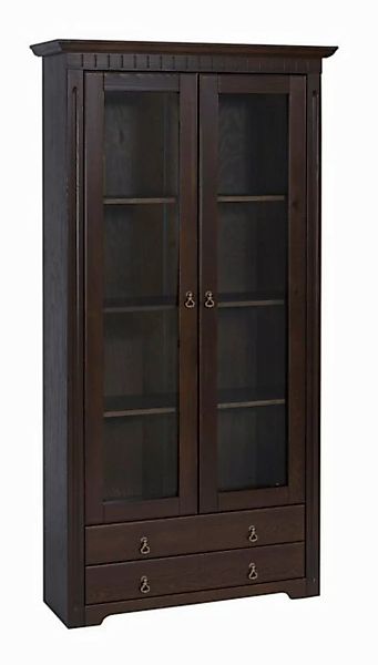 Empinio24 Vitrine Cordoba Breite 106 cm, 2-türig, Kiefer massiv, im Landhau günstig online kaufen