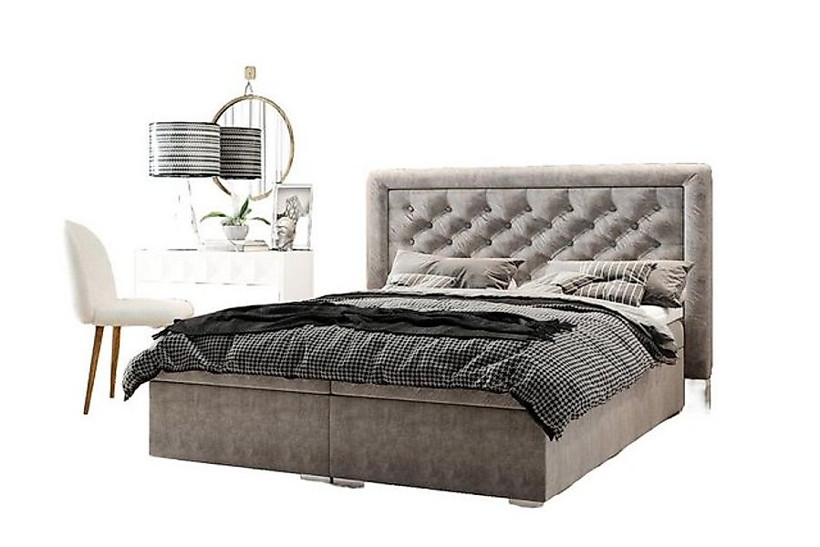 JVmoebel Bett Schlafzimmer Chesterfield Boxspring Bett Doppel Betten Polste günstig online kaufen