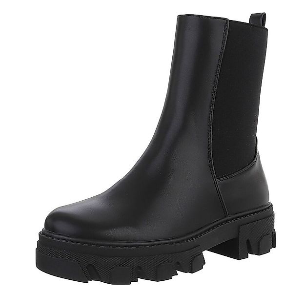 Ital-Design Stylische Stiefelette mit robuster Sohle für Damen Westernstief günstig online kaufen