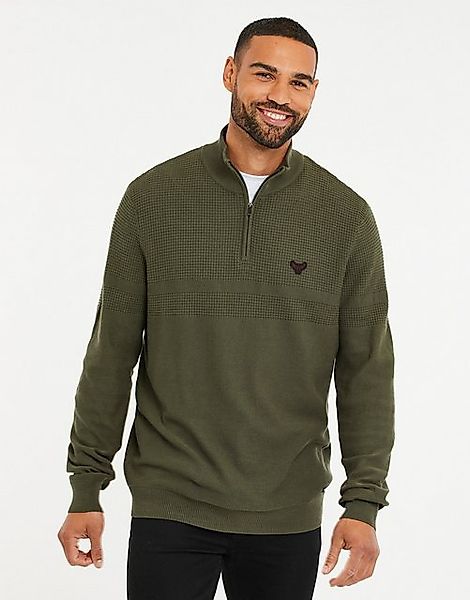 Threadbare Rollkragenpullover Knipe (1-tlg) mit Reißverschluss am Kragen günstig online kaufen