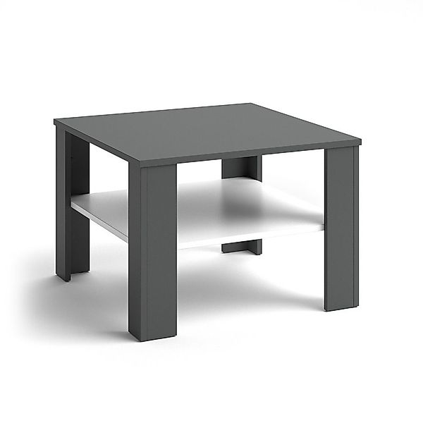 Vicco Couchtisch Homer, Anthrazit/Weiß, 60 x günstig online kaufen