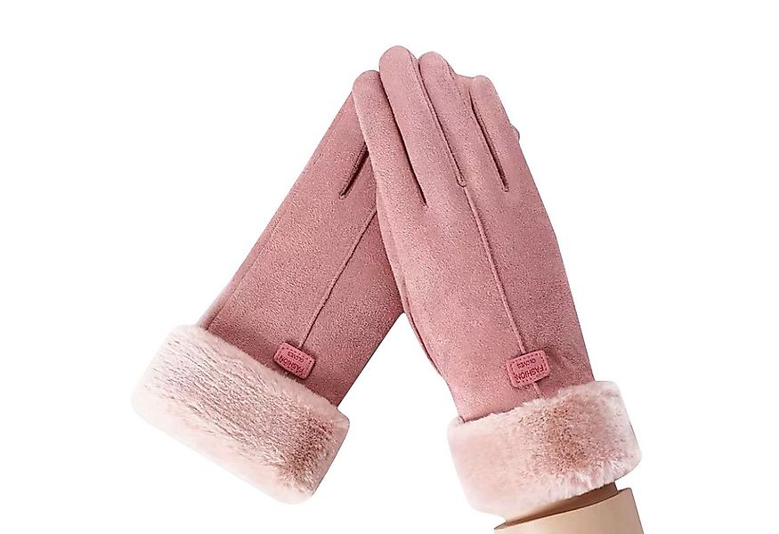 REDOM Fleecehandschuhe Damenhandschuhe Touchscreen Warme Handschuhe (Thermo günstig online kaufen
