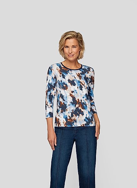 Rabe 3/4-Arm-Shirt, mit grafischem Muster günstig online kaufen