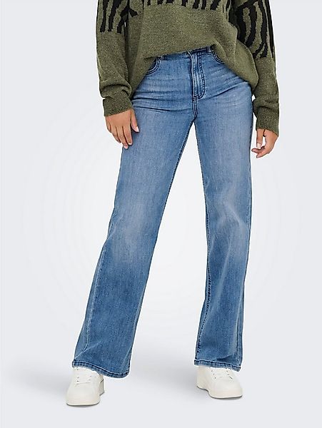 ONLY High-waist-Jeans ONLJUICY-WAUW HW WIDE DNM GUA113 NOOS günstig online kaufen