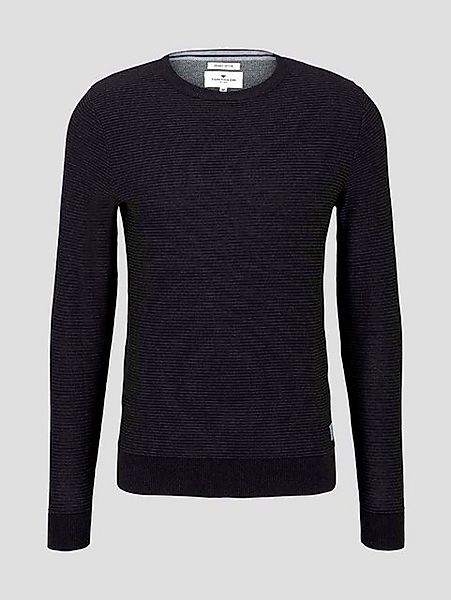 TOM TAILOR Sweatshirt Modern Basic Structure Sweatshirt günstig online kaufen
