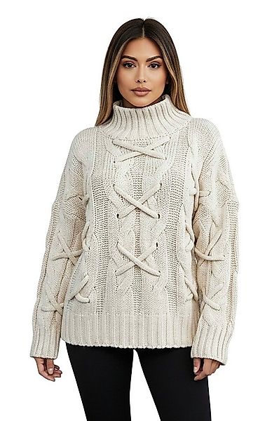 Worldclassca Longpullover WORLDCLASSCA Strickpulllover Lang Zopf Kreuz Must günstig online kaufen