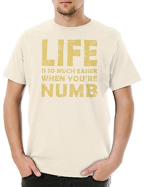 Urban Backwoods Print-Shirt Life Is So Much Easier When You Are Numb Herren günstig online kaufen