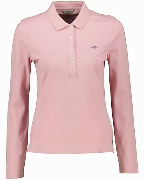 Gant Poloshirt Damen Poloshirt SLIM SHIELD LS PIQUE POLO (1-tlg) günstig online kaufen