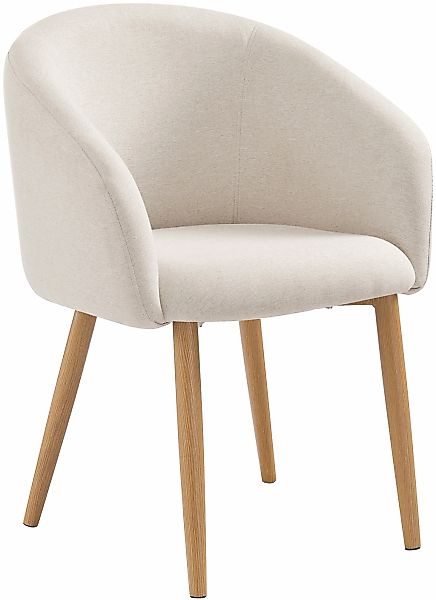 SalesFever Armlehnstuhl "Komfortabler Esszimmerstuhl mit Stil" (Set) 2 Stk. günstig online kaufen