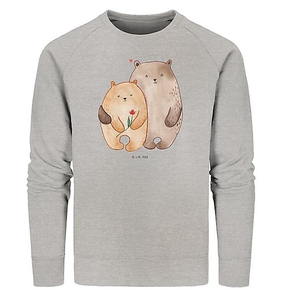 Mr. & Mrs. Panda Longpullover Bären Liebe Größe XXL - Heather Grey - Gesche günstig online kaufen