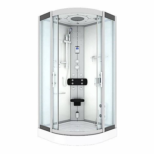 AcquaVapore Dampfdusche Duschtempel Sauna Dusche Duschkabine D46-10T2-EC 90 günstig online kaufen