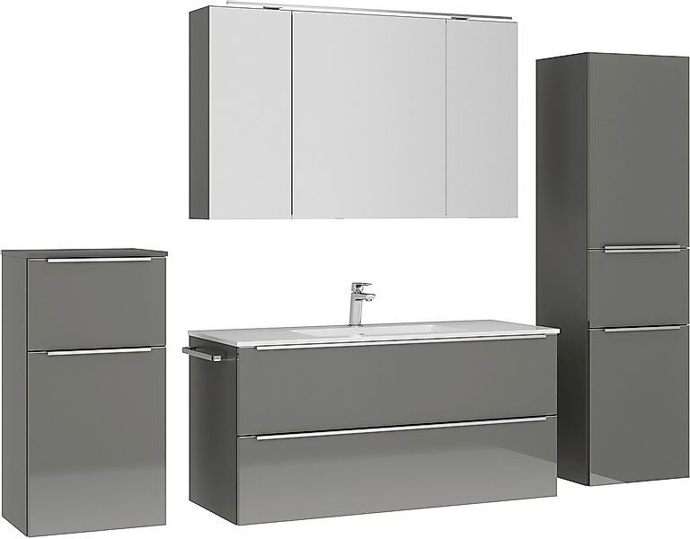 nobilia Badmöbel-Set "Levere" vormontiert, mit Soft-Close, 4 Stk. tlg. günstig online kaufen