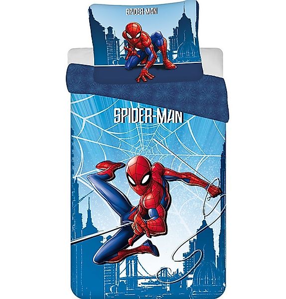 Spiderman Wendebettwäsche Spiderman Wende Bettwäsche Kopfkissen Bettdecke 1 günstig online kaufen
