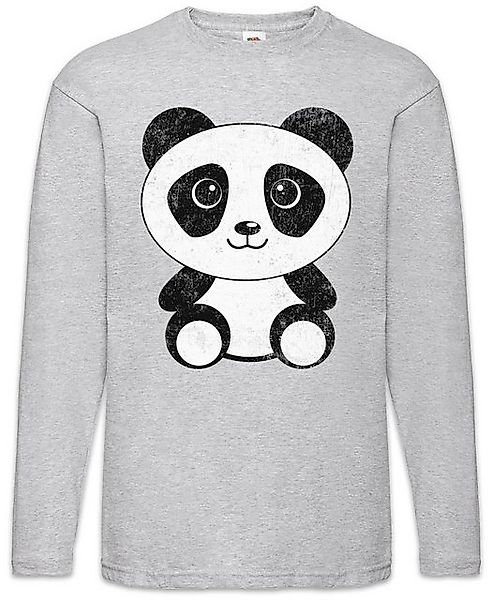 Urban Backwoods Langarmshirt Panda I Langarm T-Shirt Comic Look Bear Bär Cu günstig online kaufen