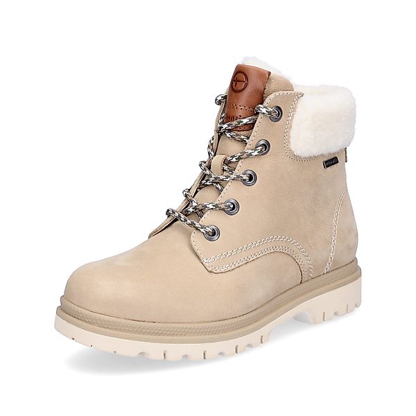 Tamaris Tamaris Damen Schnürboot beige Schnürboots günstig online kaufen