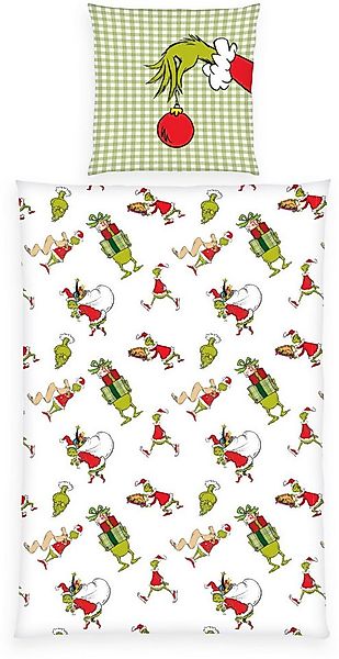 The Grinch Wendebettwäsche Grinch, Renforcé, 2 teilig, mit niedlichem Allov günstig online kaufen