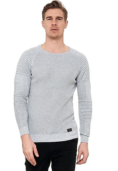 Rusty Neal Strickpullover mit modernem Rundhalsausschnitt günstig online kaufen