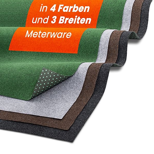 Midori Rasenteppich, Rasenteppich Kunstrasen Drainage-Noppen 100 günstig online kaufen
