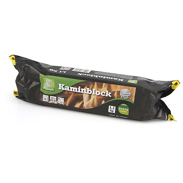 Boomex Kaminblock aus Sägespäne & Pflanzenwachs 1,1kg günstig online kaufen