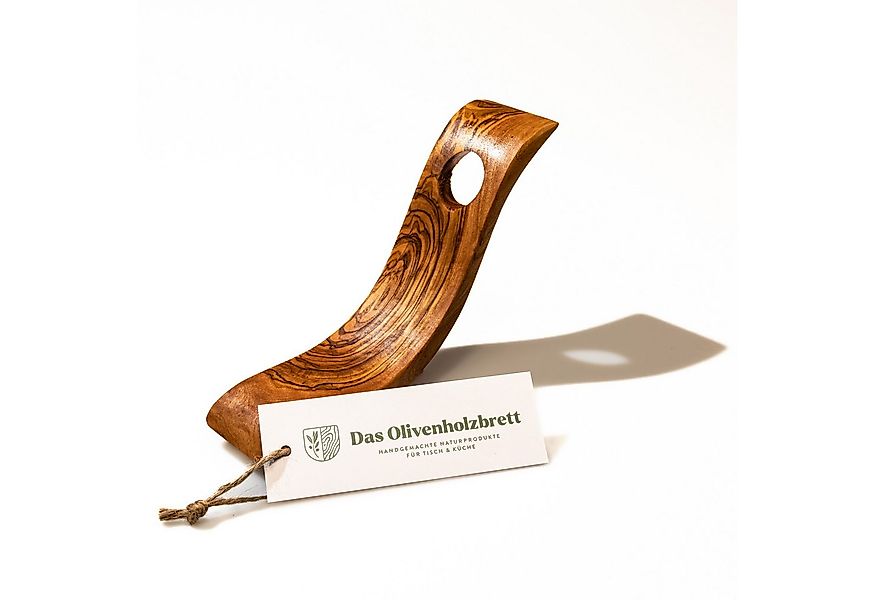 dasOlivenholzbrett Weinflaschenhalter Flaschenhalter aus Olivenholz, S-förm günstig online kaufen