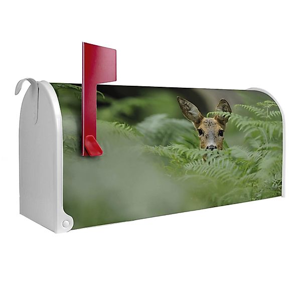 Banjado Amerikanischer Briefkasten Weiß 48x22x16cm US Mailbox Letterbox Pos günstig online kaufen