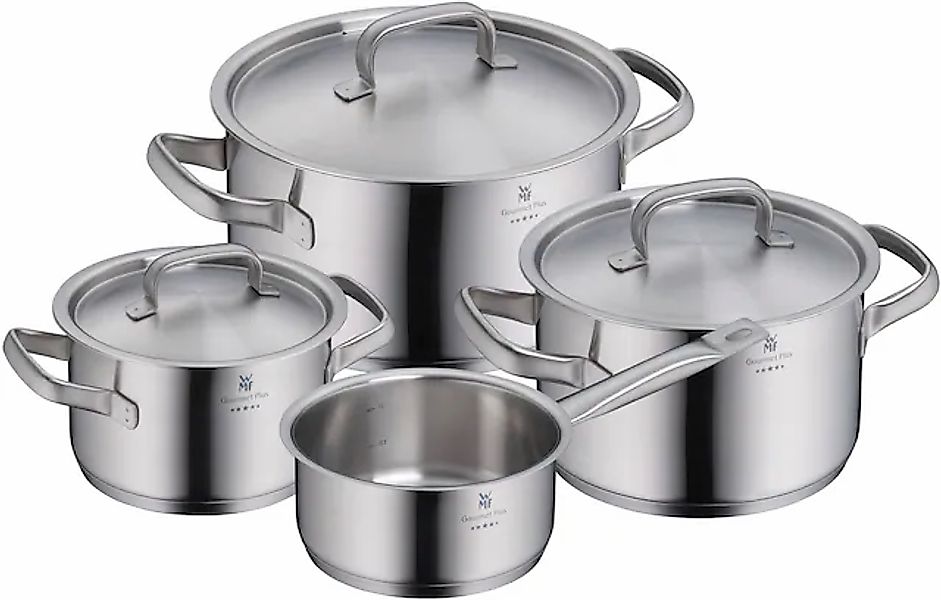 WMF Topf-Set »Gourmet Plus«, Cromargan® Edelstahl Rostfrei 18/10, (Set, 7 t günstig online kaufen