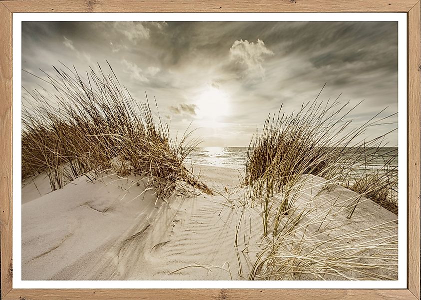 Bönninghoff Bild mit Rahmen, Düne, Gräser, günstig online kaufen