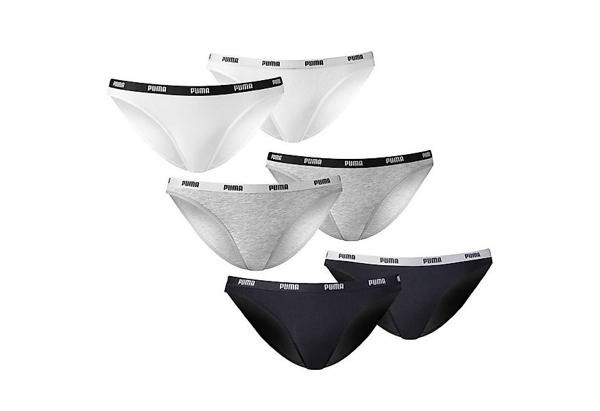PUMA BODYWEAR Bikinislip Bikini-Slip (2-St) Low Rise, Modal günstig online kaufen