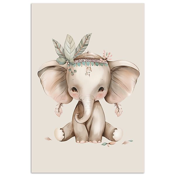 MuchoWow Poster Elefant - Bohème - günstig online kaufen