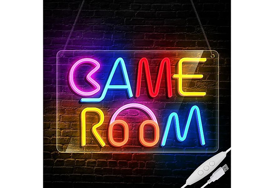 MUPOO LED Dekolicht Game Room LED-Neonschild,Dimmbar Wanddekoration,USB Neo günstig online kaufen