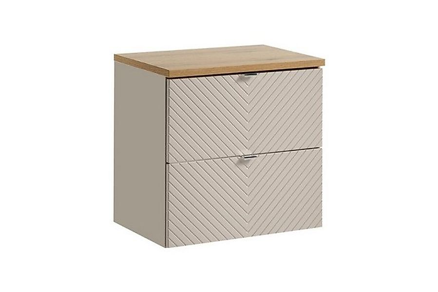 ROYAL24_MARKT Waschbeckenunterschrank - Viva Cashmere V -60 cm Mit Arbeitsp günstig online kaufen