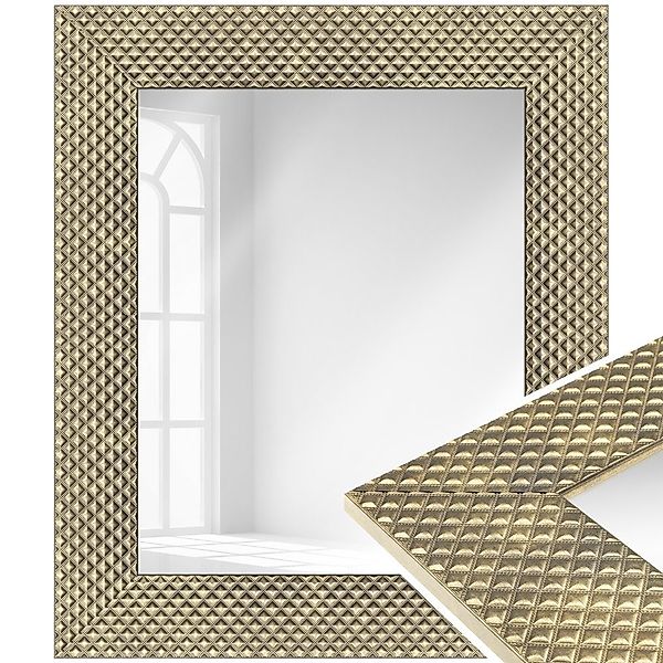 WANDStyle Wandspiegel H225, Gold, aus Kunststoff günstig online kaufen
