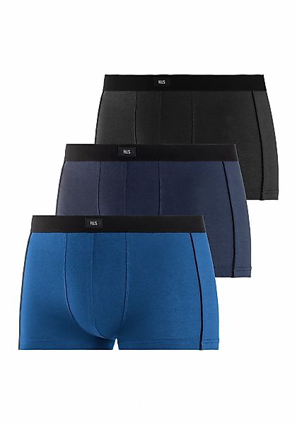 H.I.S Packung, 3 Stk. knapp sitzende Boxershorts aus Baumwollmischung günstig online kaufen