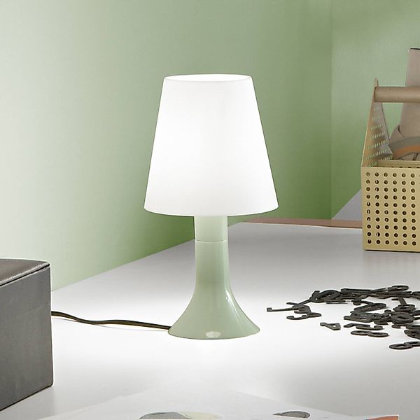 Tischlampe BINGO Lumetto, grün/weiß, Höhe 24,5 cm günstig online kaufen