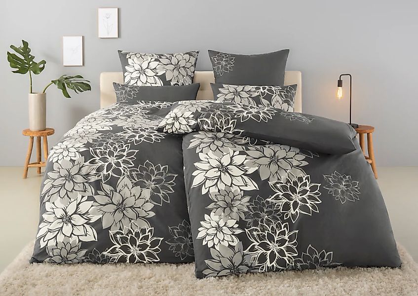 Home affaire Bettwäsche "Susan in Gr. 135x200 oder 155x220 cm" 2 Stk. tlg. günstig online kaufen