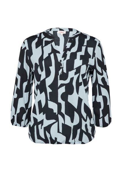 s.Oliver 3/4-Arm-Shirt T-Shirt Strukturiertes Blusenshirt mit günstig online kaufen
