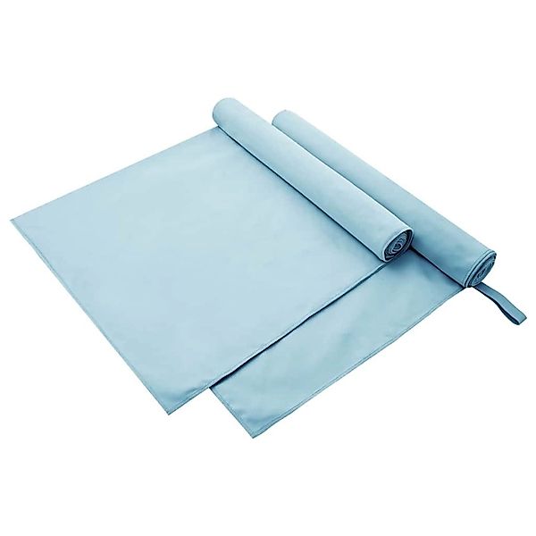 vidaXL Sporthandtücher 2 Stk Blau 180 x 90 cm Polyester und Polyamid 420114 günstig online kaufen
