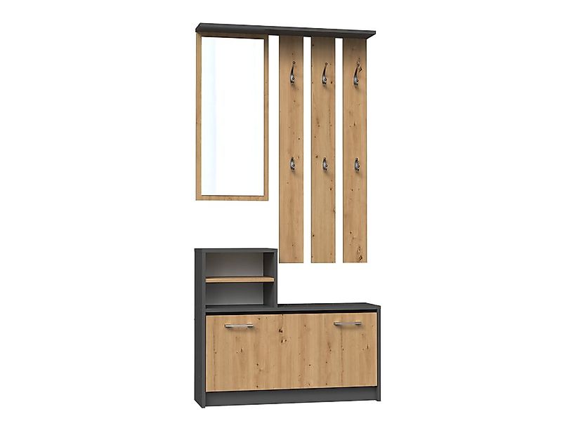 TOPESHOP Garderoben-Set Traumgarderobe: Kleiderschrank, Garderobenständer & günstig online kaufen