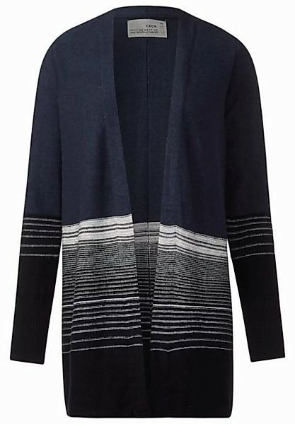 Cecil Strickpullover Strickjacke mit Streifen günstig online kaufen