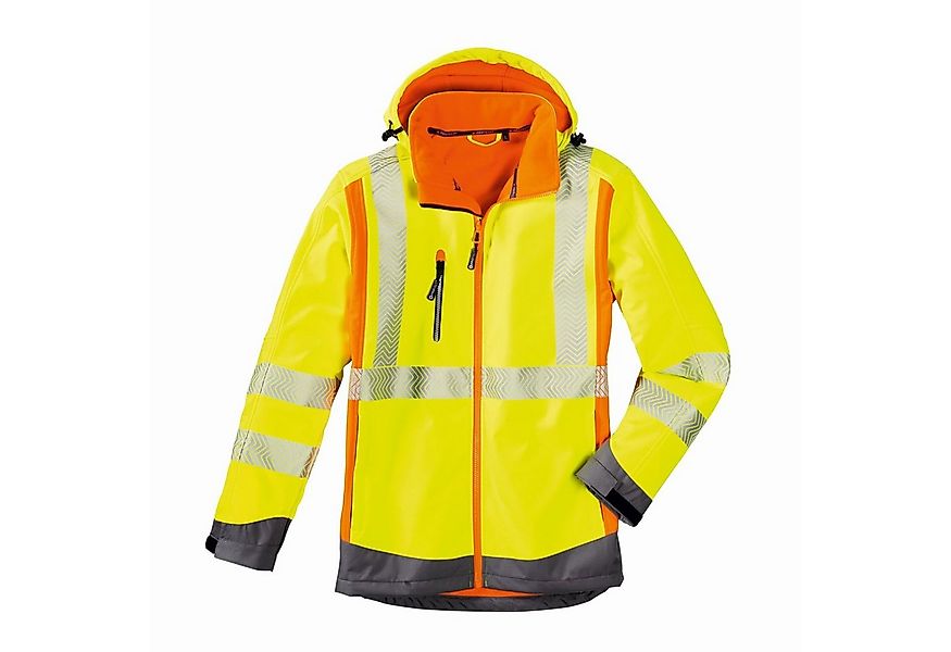 4PROTECT Warnschutz-Shirt Warn-Wetterschutz-Softshell-Jacke Houston günstig online kaufen
