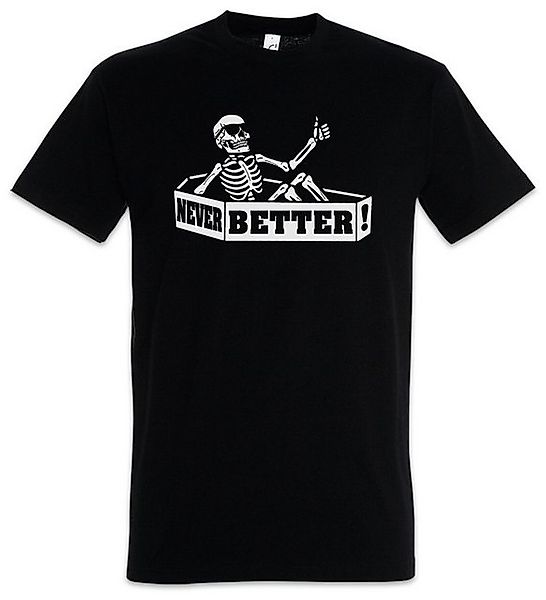 Urban Backwoods Print-Shirt Never Better Coffin Herren T-Shirt Skeleton Sku günstig online kaufen