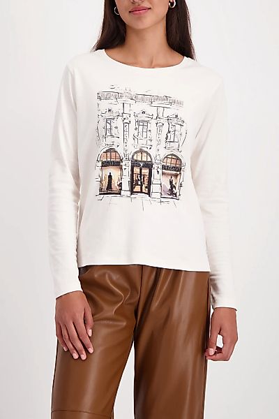 Monari Langarmshirt Regular fit mit Rundhalsausschnitt günstig online kaufen