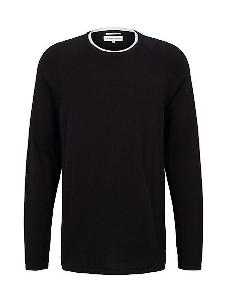 Tom Tailor Denim Herren Rundhals Pullover BASIC - Regular Fit günstig online kaufen
