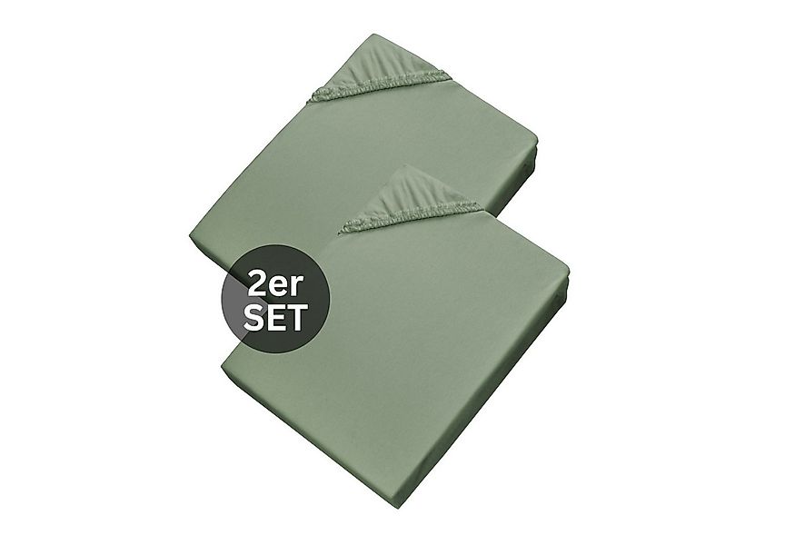 SCHÖNER WOHNEN-Kollektion Spannbettlaken BASIC Spannbettlaken, Mischgewebe, günstig online kaufen