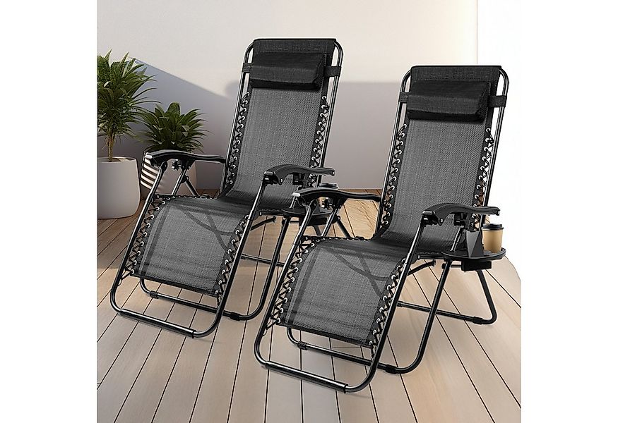 Huracan Gartenliege Sonnenliege Klappbar, Gartenliege Wetterfest, bis 120 K günstig online kaufen